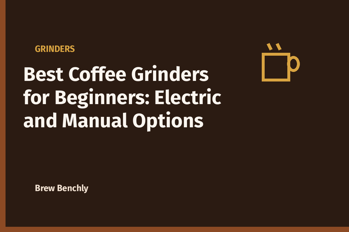 Best Coffee Grinders for Beginners: Electric and Manual Options